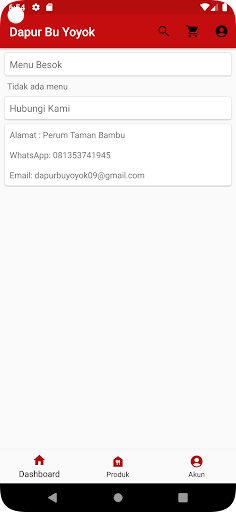 Android application Dapur BU YOYOK screenshort