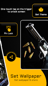 Gun Fire Lock Screen