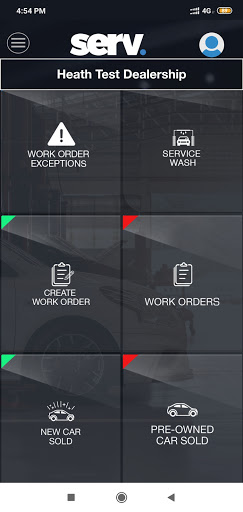 Android application SERV Vendors screenshort