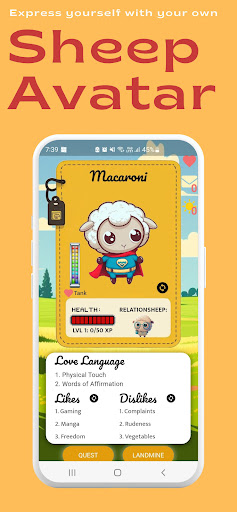 Android application Relationsheep screenshort