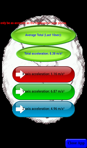 Accelerometer Extra Screen 3