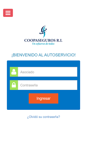Android application COOPASEGUROS screenshort