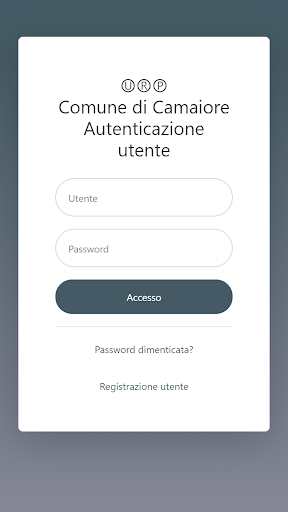 Android application U.R.P. Comune di Camaiore screenshort