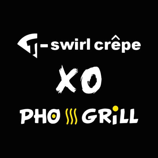 T-swirl & XO Pho logo