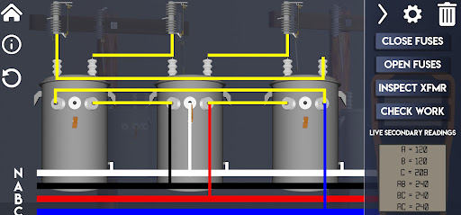 Linemans Reference - XFMR Lab Screen 3