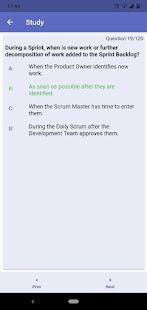 PSM Exam Practice 1.3.0 APK screenshots 2