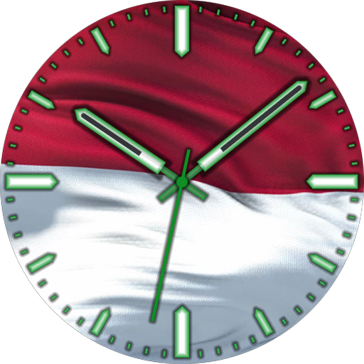 Indonesia Flag Watch Face logo