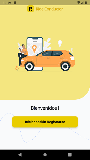 Android application Ride Conductor screenshort