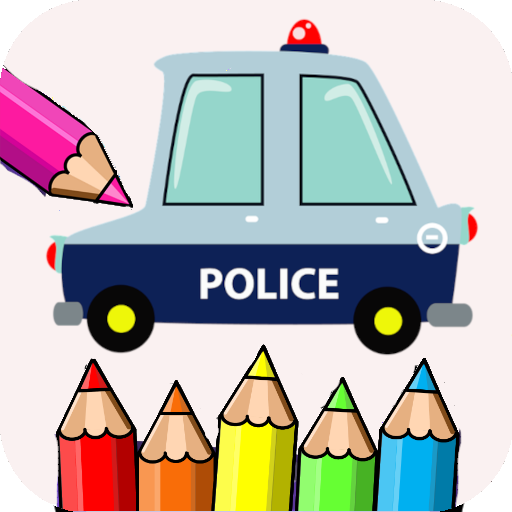 Police Car Coloring Game