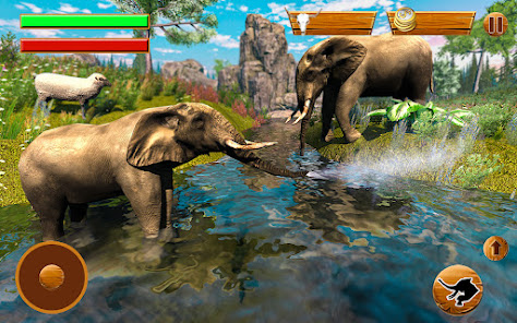 Download Wild Elephant Africa Wildlife screenshots 1