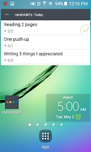miniHABITs - Habit, Goal, Todo Screenshot