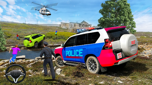 Offroad Police Car Chase Game