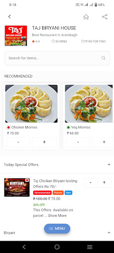 OrderSells Screen 2