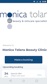 Screenshot 1 Monica Tolans Beauty Clinic android