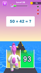 Unicorn Dash Game: Math Runner