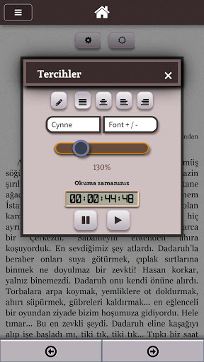 Screenshot of Ömer Seyfettin Külliyatı