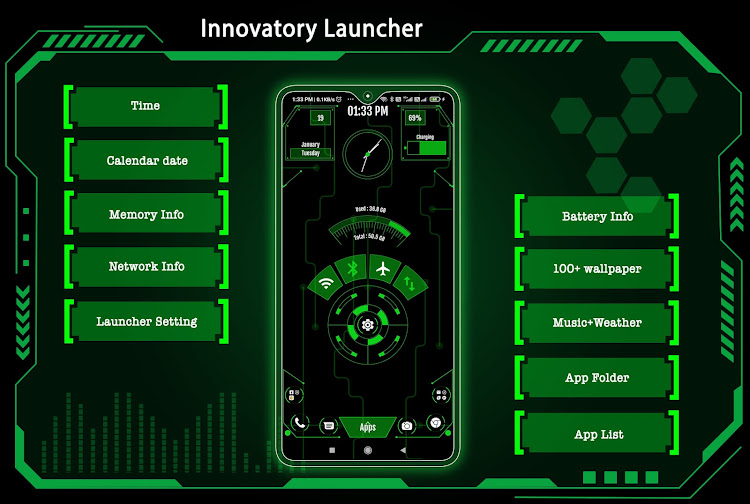 Innovatory Launcher - Hi-tech - 15.0 - (Android)