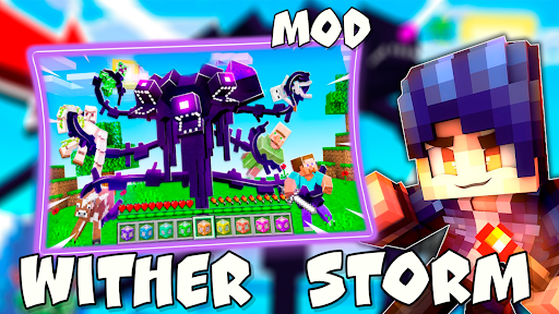 Android application Wither Storm Mods Minecraft PE screenshort