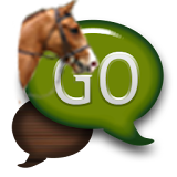 GO SMS - Equestrian Green icon