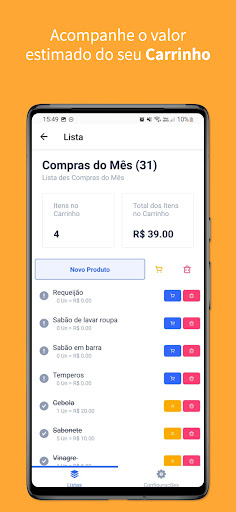 Minhas Listas Screen 2
