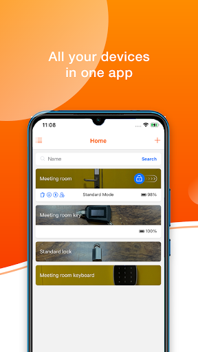 Android application Evokey screenshort