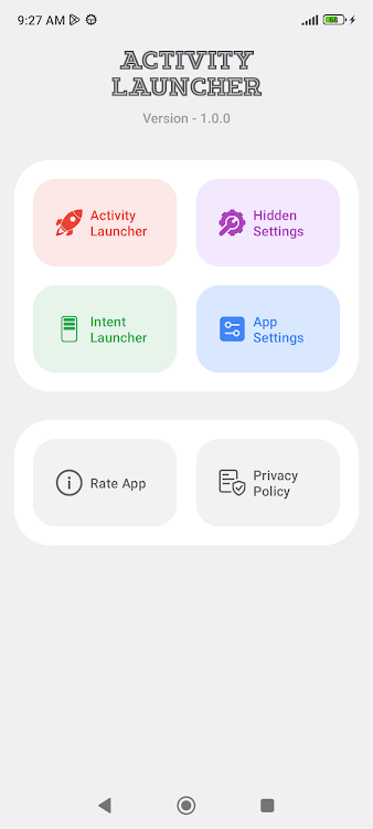 Activity Launcher - 1.0 - (Android)