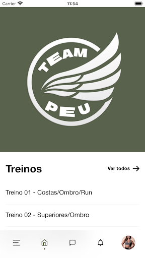 Android application Team Peu screenshort