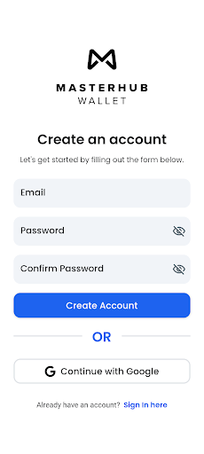 Android application Wallet screenshort