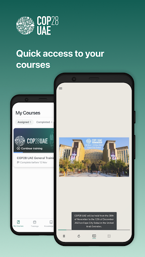 Android application COP28 UAE Workforce screenshort