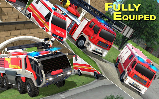 Fire Truck Rescue Training Sim By Funstop3d Google Play Japan Searchman App Data Information