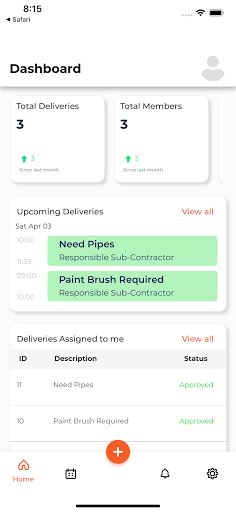 Android application Follo - The Delivery Board App screenshort