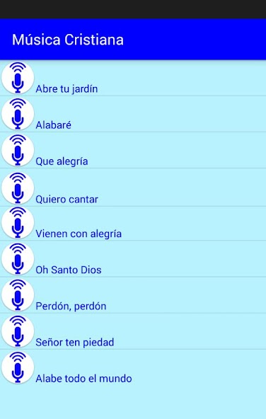 Captura de Pantalla 2 40 Canciones Católicas de Dios android