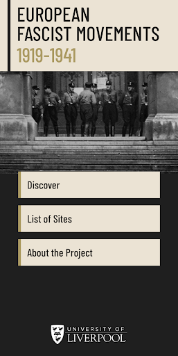 Android application European Fascist Movements screenshort