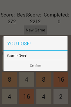 2048 game - Screenshot 3