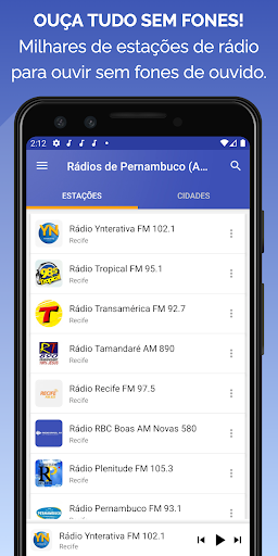 Android application Rádios de Pernambuco (AM/FM) screenshort