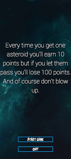 Android application 3D Space Shooter screenshort