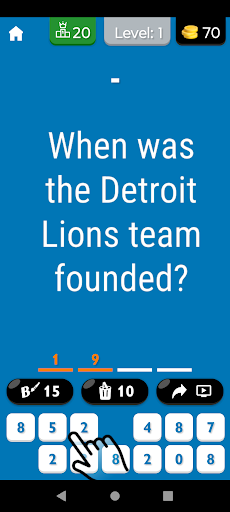 Detroit Lions Football Quiz 1