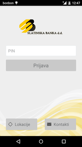 Android application mTokenSLB screenshort
