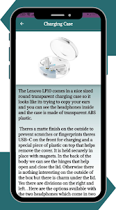 Lenovo LP10 Earbuds guide