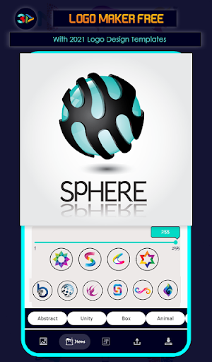 3D Logos and Design Maker Screen 2