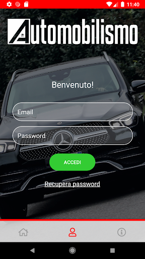 Android application Automobilismo screenshort