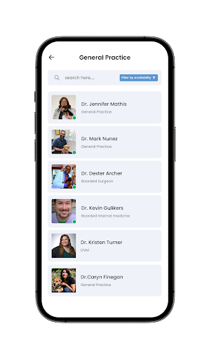 Chirp vet Mentors Screen 2