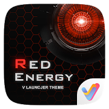 Red Energy V Launcher Theme icon