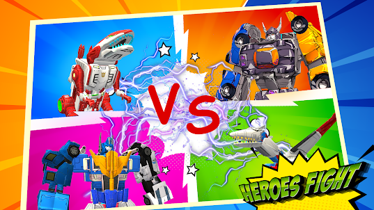 Merge Robot Heroes Battle