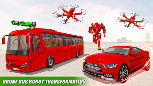 Drone Bus Robot Game v1.2.5 (Unlocked) Gallery 4