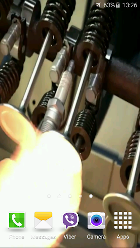 Engine Car 3D Live Wallpaper Screen 2