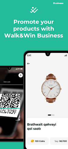 Android application Walk&Win Merchant screenshort