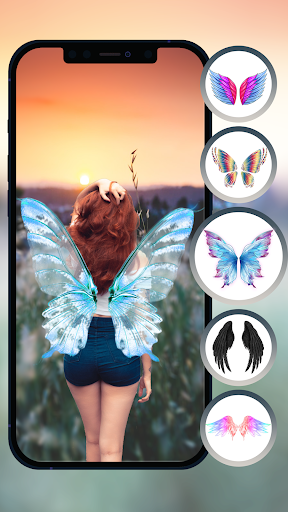 Wings Photo Editor App Screen 2
