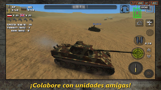 Captura 11 Tanque de Asalto : La guerra android