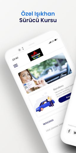 Android application Işıkhan Sürücü Kursu screenshort